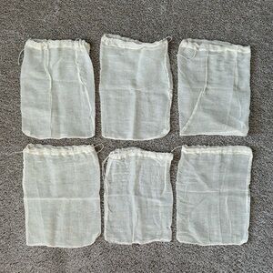 Reusable Drawstring Bags (6)